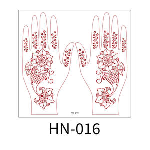 Fabrication de tatouages temporaires indiens <span class=keywords><strong>Hanna</strong></span>, autocollants personnalisés, transfert à l'eau, tatouage au henné brun indien - Product Image 5