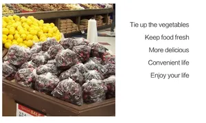 Máquina Manual Semiautomática para Sellar Bolsas de Plástico Frescas con 711 Clavos para Envasado de Alimentos Sueltos en Supermercados - Product Image 4