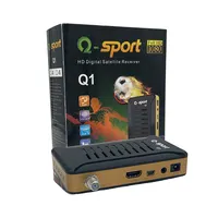 Afrika Q-spor Mini HD DVB S2 Set üstü kutusu Ird uydu alıcısı yok çanak Wifi ile