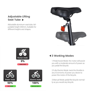 Bicicleta Eléctrica Plegable de Gran Potencia 1000 W, 26 Pulgadas, Neumáticos Gruesos, Modelo X1-b, Bicicleta de Montaña - Product Image 4