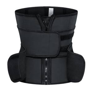Ceinture <span class=keywords><strong>de</strong></span> maintien en coton et latex pour femme, corset à fermeture éclair avec double ceinture <span class=keywords><strong>de</strong></span> compression, gaine amincissante pour le ventre, ceinture <span class=keywords><strong>de</strong></span> sport - Product Image 6