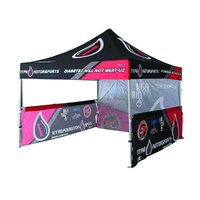 Tente pliante en aluminium 50 mm 4x8m à prix de gros, chapiteau transparent, gazebo, tente de présentation pour salon professionnel
