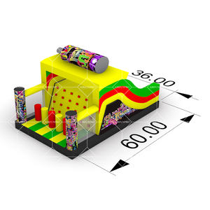 Parque temático inflable gigante personalizado Parque inflable gigante Parque infantil inflable Parque de aventuras al aire libre Carrera de obstáculos - Product Image 4
