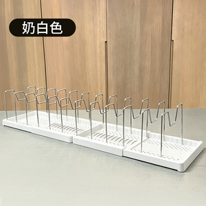 Étagère télescopique pour ustensiles de cuisine, 4 sections, extensible, intégrée au meuble, blanc et gris, organiseur d'ustensiles de cuisine - Product Image 2