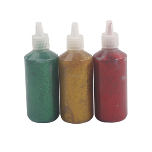 <span class=keywords><strong>Colle</strong></span> à paillettes de haute qualité en gros, non toxique, kit de base coloré, 6 couleurs, pour la peinture artistique, la peinture pour enfants, l'artiste - Product Image 1