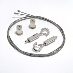 <span class=keywords><strong>Suspension</strong></span> de plafond réglable à câble métallique en acier inoxydable kits suspendus lampe avec raccord - Product Image 2