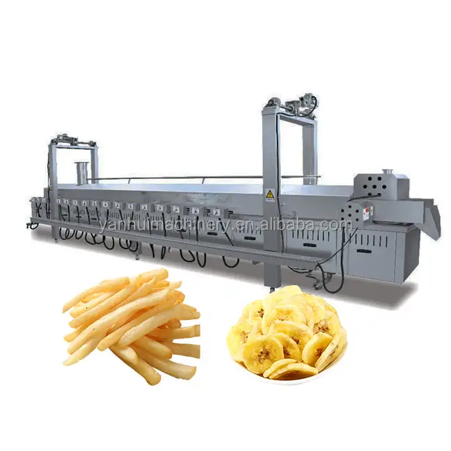 dough stick frying machine Automatic continuous tunnel type corn doritos bugles tortilla chips snack frying machine