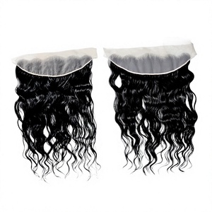 Extensiones de cabello humano con ondas profundas, con frente de encaje para uso diario y peinado en salón. - Product Image 6