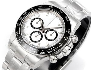 Reloj Deportivo de Lujo Unisex con Diseño Legendario, Cristal de Zafiro, Esfera Panda, Mecánico Automático, Acero Inoxidable, Luminoso, Estilo Hip Hop, 20 mm - Product Image 2