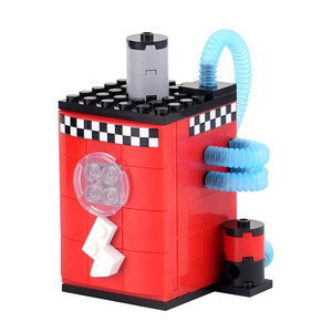 MOC1660 Colonnina di Ricarica con Vulnerabilità di Sicurezza, 135 Pezzi, Mattoncini <span class=keywords><strong>FNAF</strong></span>, <span class=keywords><strong>Gioco</strong></span> DIY, Modello Educativo da Costruire, Blocchi per Bambini - Product Image 3