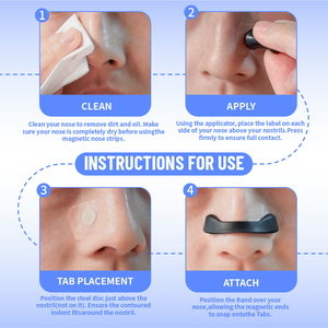 Dilator pernapasan hidung, Strip hidung magnetik hidung, Strip hidung magnetik mendengkur - Product Image 5