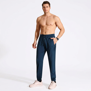 Pantalon de survêtement tissé en polyester pour homme, léger et respirant, pour l'entraînement sportif, directement de l'usine, fournisseur OEM - Product Image 1