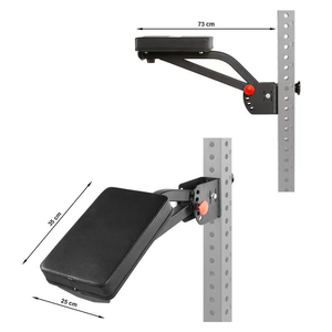 Almohadilla de Bulldog de grado comercial para máquinas de Remo-Accesorios de estante de sentadillas ajustables de alta resistencia Suministro directo de fábrica - Product Image 5