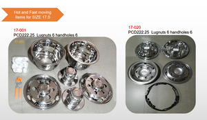 Tapacubos de cubierta de rueda de acero inoxidable 17,5 China304 mayorista para <span class=keywords><strong>autobús</strong></span> de camión Light175 suministro de existencias de alta calidad - Product Image 4