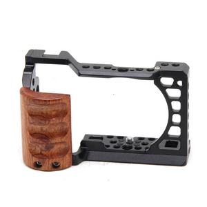 Jaula de vídeo para cámara personalizada para <span class=keywords><strong>Sony</strong></span> <span class=keywords><strong>A6400</strong></span>/A6100, extensión de cámara, estabilizador de zapata fría, plataforma de montaje de Metal, accesorios para cámara Arca - Product Image 4