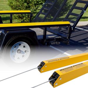 Système d'assistance de levage à deux poteaux pour remorque utilitaire à hayon, système de levage bilatéral avec hauteur de levage de 25 à 72,8 pouces pour remorques utilitaires ouvertes, Nouveau - Product Image 5