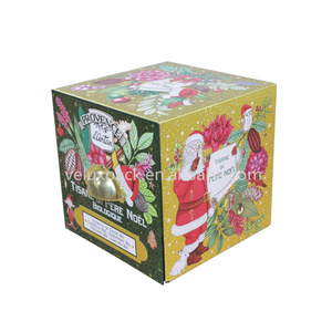 Oem ODM trà đặc biệt hộp thiếc đường bánh Pizza vuông góc phải tùy chỉnh thiết kế kẹo hộp thiếc - Product Image 2