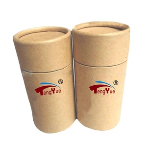 Tùy chỉnh rỗng ống giấy bao bì cho trà đồ uống khác phân hủy sinh học Kraft mô Matt cán UV lớp phủ dập nổi - Product Image 5