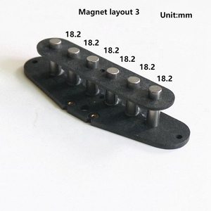 Micros de guitare ST assemblés sur mesure avec des tiges en Alnico 5, bobines en acier plat et en carton pour kits de micros à bobinage manuel à simple bobine - Product Image 6