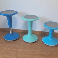 Tabouret ergonomique à hauteur réglable en plastique écologique pour enfants, design moderne, adapté aux TDAH/TDA, pour la salle de classe, la maison et le bureau
