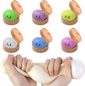Jouet anti-stress promotionnel en forme de boulette et de pain – Matériau TPR 5,5x4cm, doux et à récupération lente - Product Image 2