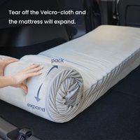 Matelas de camping portable moderne en mousse à mémoire de forme, anti-apnée/gonflable/avec fonctions de massage, design pliable, pour hôtel
