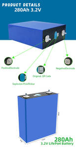 Baterías prismáticas de iones de litio Grado a 3,2 V 30Ah 52Ah 105Ah 300Ah 314Ah 314 330Ah 340Ah 350Ah 355Ah Lifepo4 Batería - Product Image 5