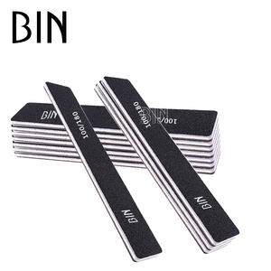 BIN <strong>Professional</strong> <strong>Custom</strong> Logo 80/100/150/180/200/240 Zebra Halfmoon Straight Manicure <strong>Nail</strong> Files Pattern Manicure <strong>Nail</strong> Files - Product Image 4