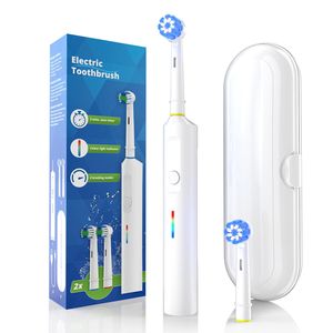 แปรงสีฟันไฟฟ้าแบบไร้สายอัจฉริยะ OEM IPX7 สำหรับผู้ใหญ่ ชาร์จซ้ำได้ ปรับแต่งได้ หมุนได้ 45 องศา พร้อมกล่องพกพาสำหรับดูแลช่องปาก ขายส่ง - Product Image 6