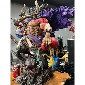 Figura de Acción de Anime de 75 cm, de una Pieza, de los Cuatro Emperadores, Piratas de las Bestias, Luffy, Kaido, JM, Estatua de Resina, Modelo de Zoro, Sanji, Ace - Product Image 1