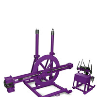 Foreuse portative rotative à 360 degrés pour trous de dynamitage, machine de forage hydraulique légère