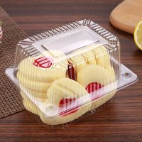 Groothandel op maat gemaakte transparante plastic opvouwbare wegwerp fruit clamshell punnet doos verpakking container voor groenten en fruit