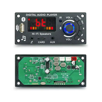 Módulo Amplificador de Altavoz Estéreo con Decodificador MP3 de 2*50W y 5.0, con Radio FM, TF, USB, Micrófono, Grabación de Llamadas y Accesorios para Música