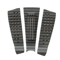 Tapis de planche de surf personnalisé en 3 parties, en EVA, avec tapis de traction pour la queue et tapis antidérapants pour les pieds, pour le surf