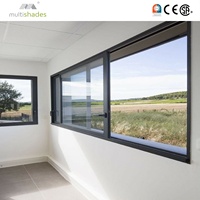 Ventana Corredera Ultra Delgada de Aluminio Moderno con Riel Oculto y Diseño Insonorizado para Uso Exterior en Villas Americanas, con Certificación Energy Star