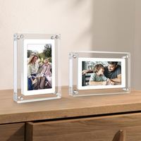 Cadre photo numérique IPS 5 pouces 4 Go, lecteur vidéo publicitaire, affichage numérique, écran électronique avec batterie