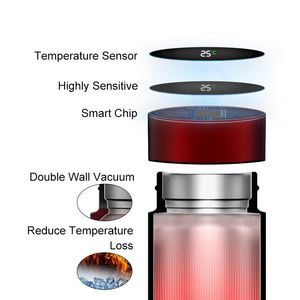 Custom Logo 304 Insulated Led Temperature Vacuum Thermos Smart Stainless Steel Water Bottle - Product Image 3