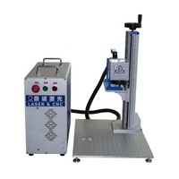 Machine de marquage et d'impression laser à fibre métallique CNC de bureau haute précision 0,001 mm, refroidie par air, 20W/30W/50W/60W, avec garantie de 3 ans