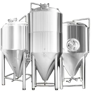 Edelstahl 304L Grübchen mantel Wein fermenter Bright Tank Brauerei Bier Gärtank