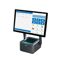 Terminal de point de vente Edobbo ED1562 à double écran tactile 15,6 pouces, système de caisse enregistreuse, Windows/Android/Linux OS, 4 Go/8 Go de RAM, 32 Go-256 Go