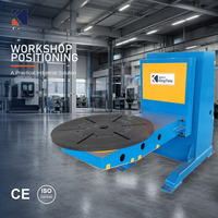 Positionneur de soudage 10T robuste, table rotative hydraulique inclinable pour équipement de soudure circulaire de tuyaux et de brides industriels