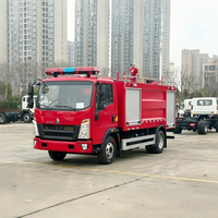Camion-citerne à eau diesel Sinotruk HOWO 4X4 pour intervention d'urgence, 4 roues motrices, 5001-7000L, à prix avantageux