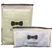 Sacs d'emballage personnalisés en PP avec fermeture éclair, qualité alimentaire, pour sous-vêtements féminins, chaussettes, petits jouets, manchon transparent auto-scellant pour crème solaire, 100 unités