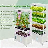 Système de culture hydroponique intelligent à 5 couches Eco Intelligent |   Jardinière Intelligente d'Intérieur avec LED et Contrôle des Nutriments, Pompe à Eau Haute Rigidité