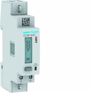ECM140D Personalizzabile con Contatore Monofase Diretto Hagers 40 A M-Bus MID 1 Modulo - Product Image 1