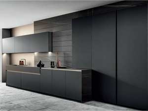 Meubles de cuisine modulaires haut de gamme - Design moderne minimaliste en acier inoxydable, écologique avec évier, pour villas <span class=keywords><strong>et</strong></span> appartements - Product Image 3