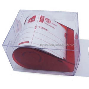 Tùy Chỉnh Sáng Tạo Màu Đỏ Dispenser Cuộn Ghi Chú Dính Với Hộp Trong Suốt Thương Hiệu Quà Tặng Khuyến Mãi - Product Image 2