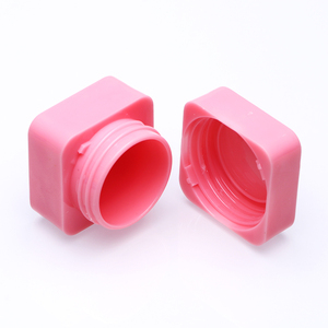EW trands-Bote de plástico con forma cuadrada, bote de purpurina pequeño con tamiz, 5g - Product Image 5