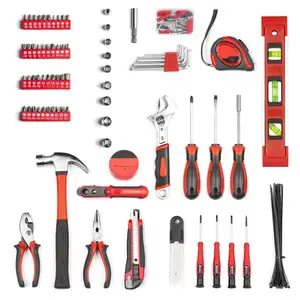 SHALL 173 pieces Tool In Box Tools Kit Set With Drilling Machine Automotive Car For Repair Hand Gun Case
