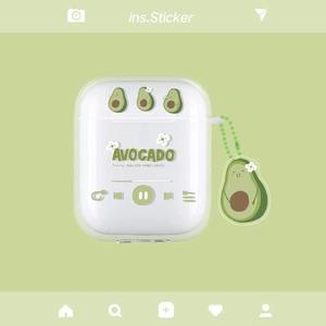 Coque transparente en TPU avec coeur d'amour rouge pour <span class=keywords><strong>Apple</strong></span> Airpods 2/1 3, Coque de protection souple pour écouteurs Funda Airpods Pro - Product Image 2